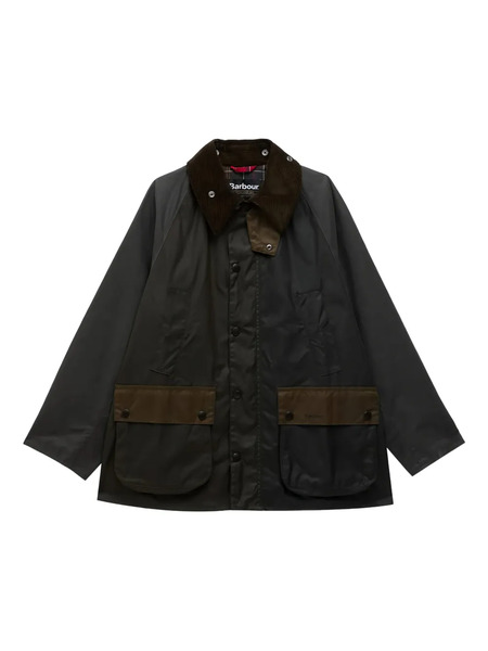  Barbour Bedale Corduroy-collar Pocket Jacket - Green 