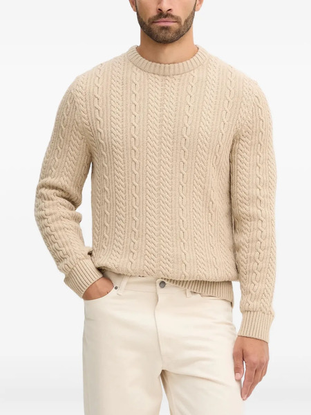 Barbour Cable-knit Crew-neck Sweater - Neutrals 