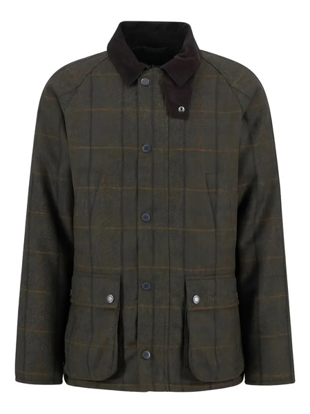  Barbour Checked Corduroy Collar Jacket - Brown 