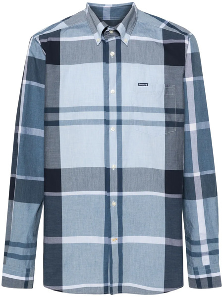  Barbour Checked Cotton Shirt - Blue 