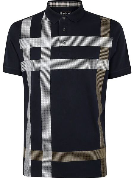  Barbour Checkered Polo Shirt - Blue 