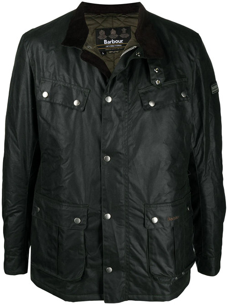  Barbour Duke Waxed Jacket - Green 
