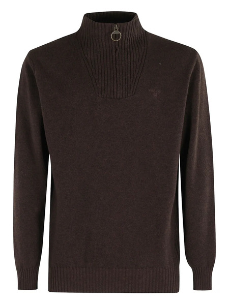  Barbour Embroidered-logo Sweater - Brown 