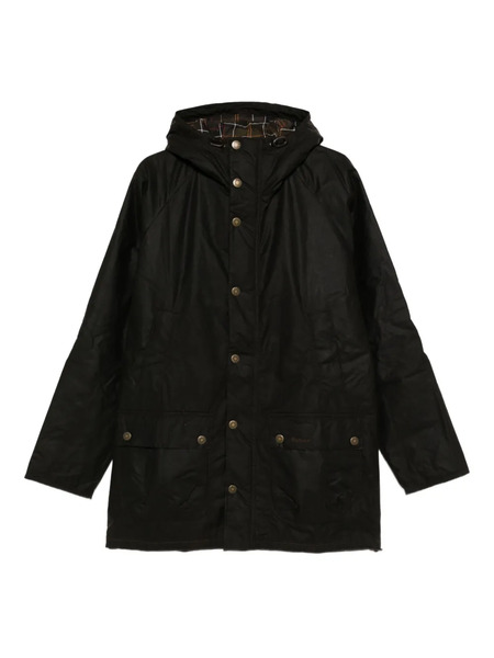  Barbour Hooded Snap-fit Coat - Green 