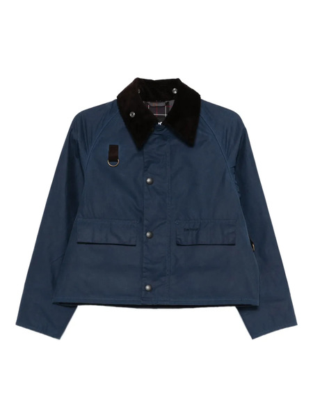  Barbour International Corduroy-collar Jacket - Blue 