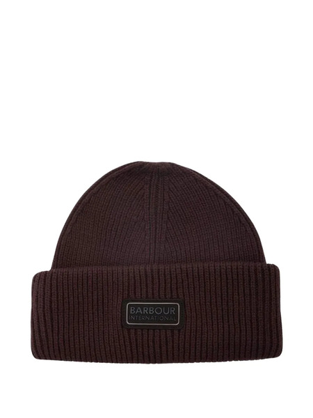  Barbour International Craywell Logo-patch Beanie Hat - Brown 