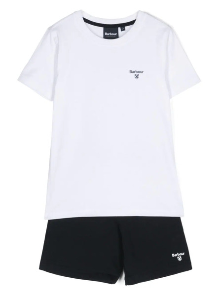  Barbour Kids Logo-print Tracksuit Set - White 