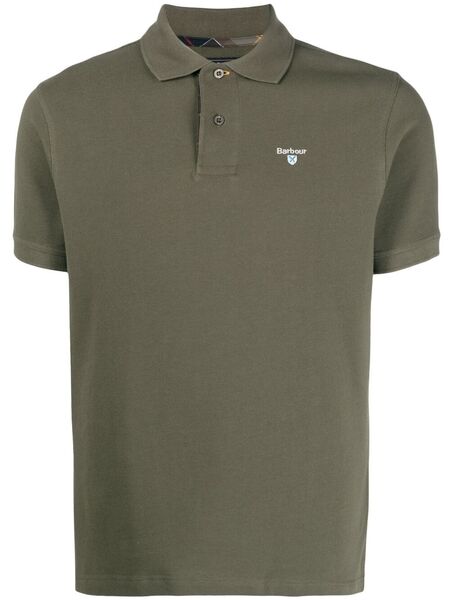  Barbour Logo-embroidered Polo Shirt - Green 