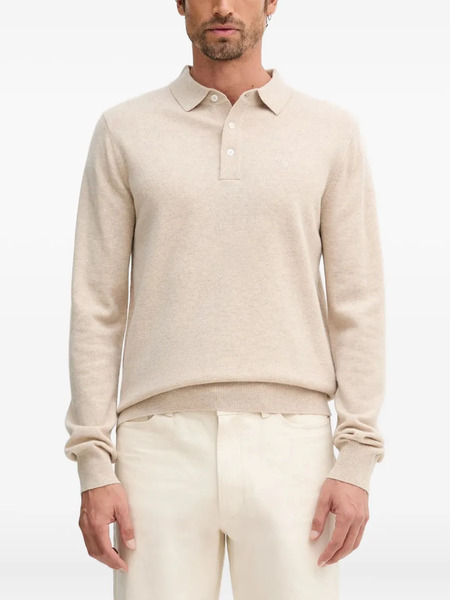  Barbour Logo-embroidered Polo Shirt - Neutrals 