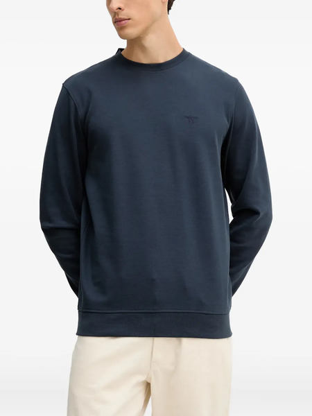  Barbour Logo-embroidered Sweatshirt - Blue 