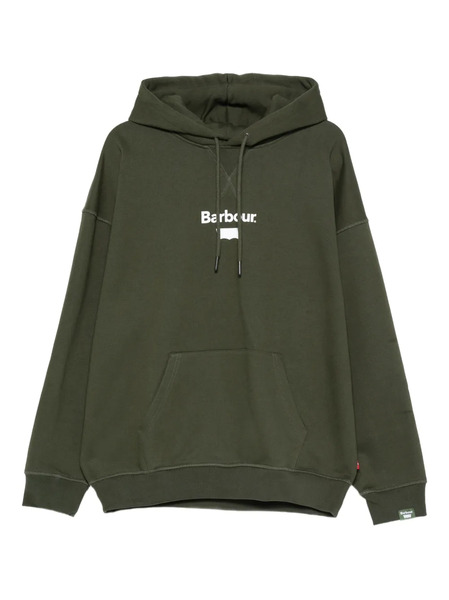  Barbour Logo Hoodie - Green 