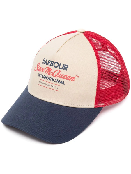  Barbour Logo-print Six-panel Cap - Red 