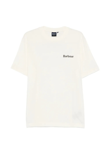  Barbour Logo-print T-shirt - Neutrals 
