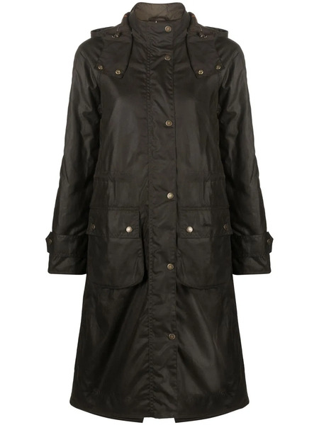  Barbour Long Cannich Wax Coat - Green 
