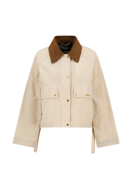  Barbour Medland Corduroy-collar Jacket - Neutrals 