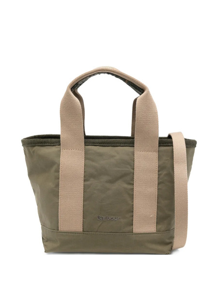  Barbour Mini Mya Tartan-detail Tote Bag - Green 
