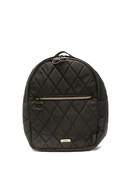  Barbour Quilted Backpack - Green 