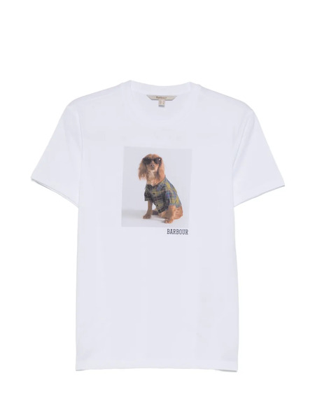  Barbour Short-sleeve Graphic T-shirt - White 
