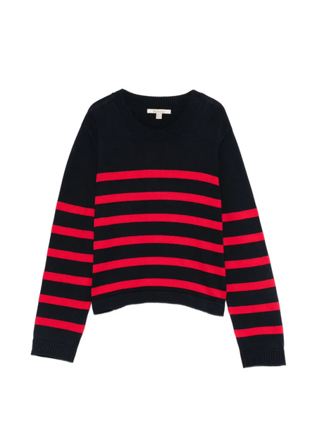  Barbour Striped Crew Neck Sweater - Blue 