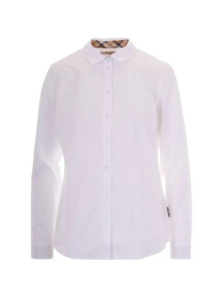  Barbour Tartan Collar Shirt - White 