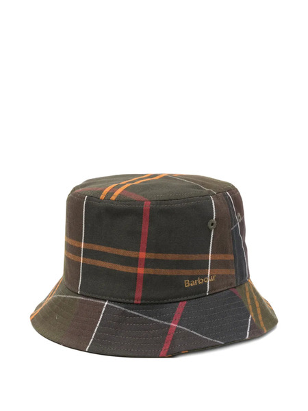  Barbour Telfield Tartan Bucket Hat - Green 