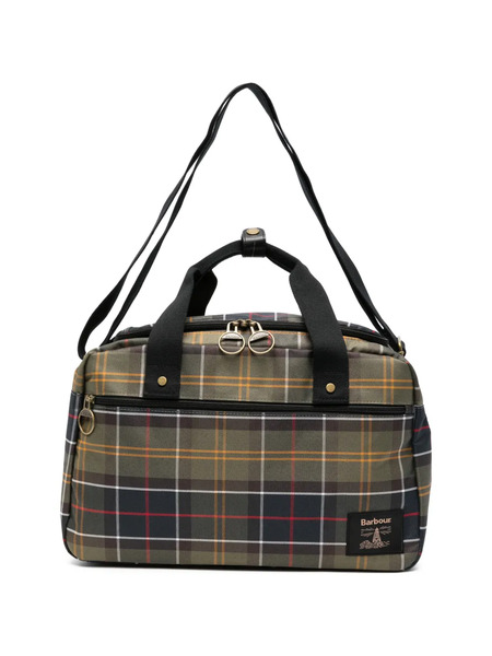  Barbour Torridon Tartan Flight Holdall Bag - Green 