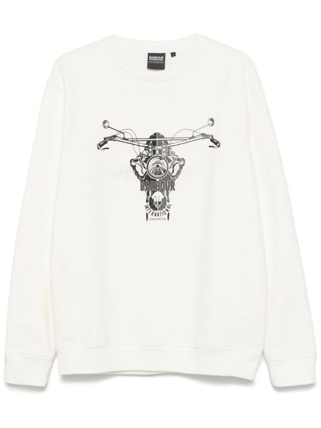  Barbour Vallis Sweatshirt - White 