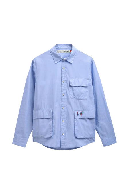  Barbour X Paul Smith Patch-pocket Shirt - Blue 
