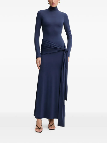  Bardot Alix Tie-front Maxi Dress - Blue 