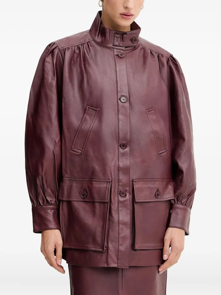  Bardot Clements Button-fastening Jacket - Red 