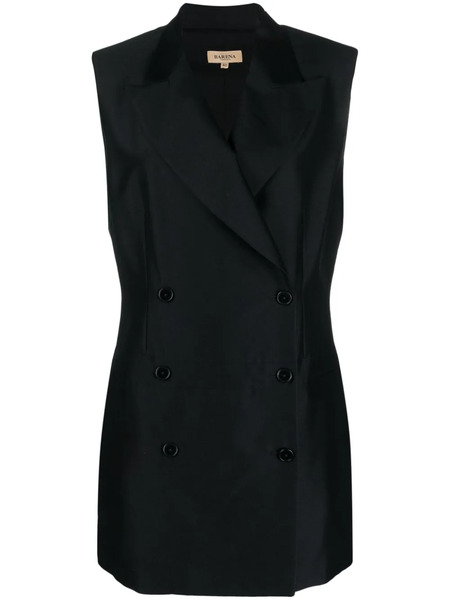  Barena Bellini Double-breasted Minidress - Black 