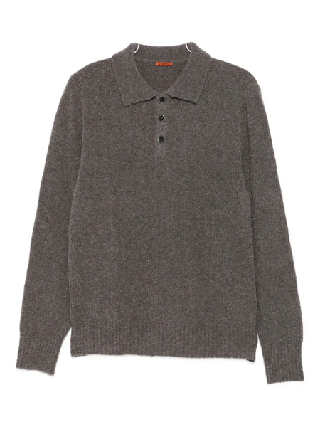  Barena Buttoned Polo Shirt - Brown 