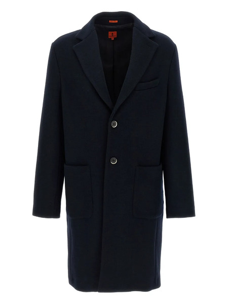  Barena Notched-lapel Wool-blend Coat - Black 