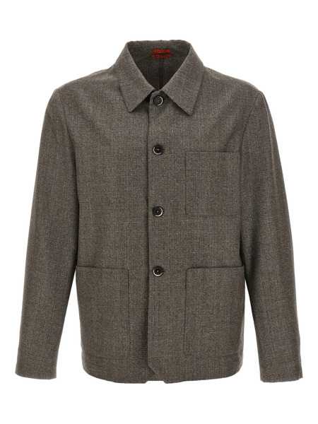  Barena Patch-pocket Button-closure Shirt - Brown 