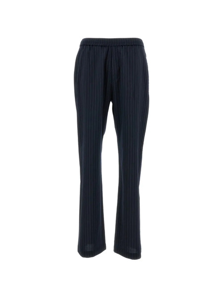  Barena Pinstriped Elasticated Trousers - Blue 