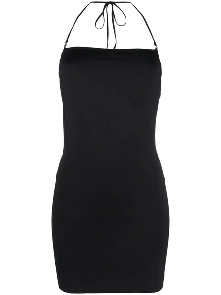  Barena Sleeveless Halterneck Minidress - Black 