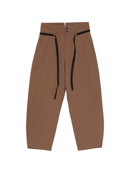  Barena Strap-detail Trousers - Brown 