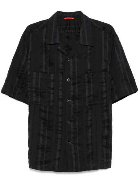  Barena Striped Shirt - Black 