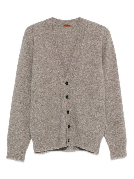  Barena V-neck Button Cardigan - Brown 