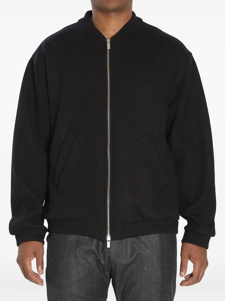  Barena Zip-front Bomber Jacket - Black 