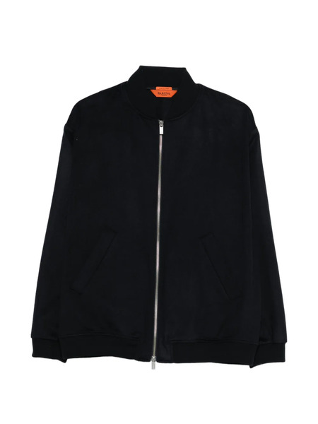  Barena Zip-up Cashmere Bomber Jacket - Blue 