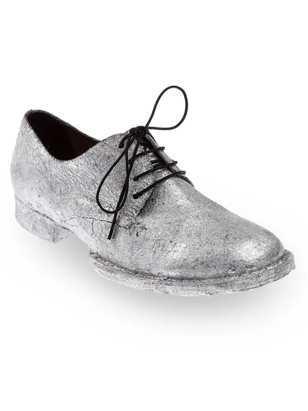  Barny Nakhle Chunky Derby Shoe - Silver 