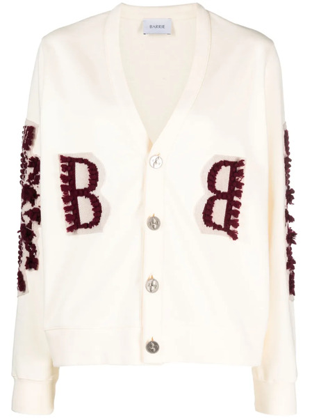 Barrie B-logo Cardigan - Neutrals 