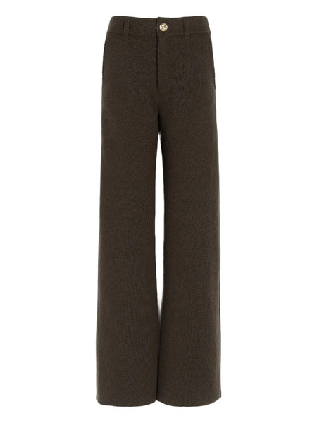  Barrie Buttoned Trousers - Brown 