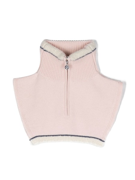 Barrie Cashmere-blend Zip-up Collar - Pink 