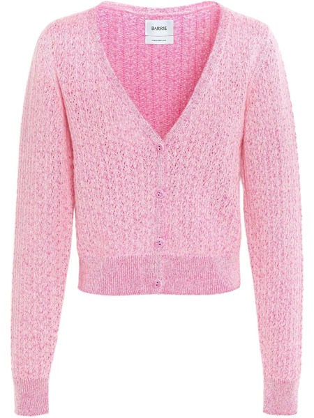  Barrie Cashmere Cardigan - Pink 