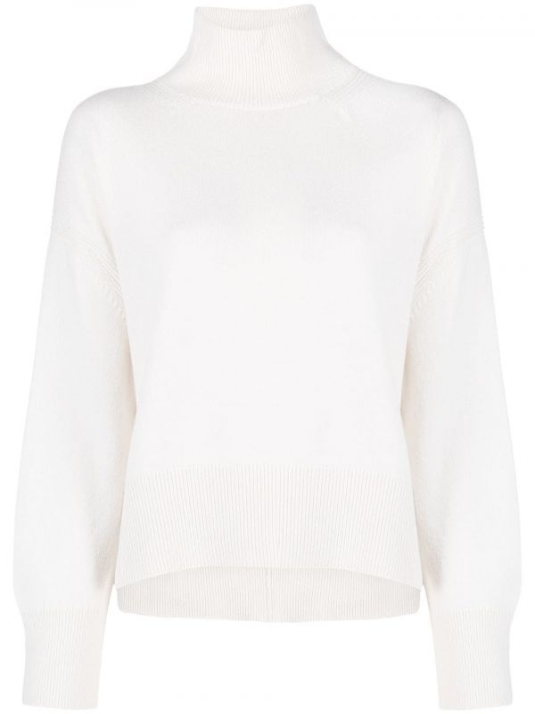  Barrie Cashmere Rollneck Jumper - Neutrals 