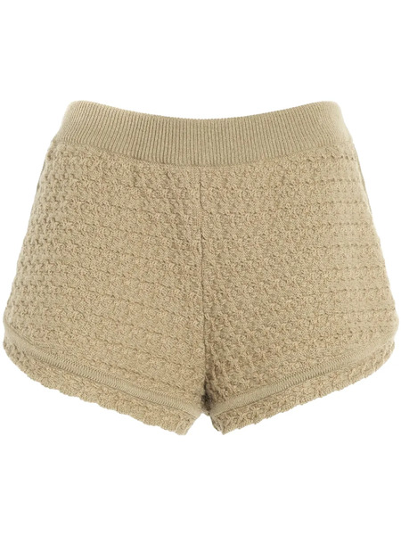  Barrie Cashmere Tweed Shorts - Green 