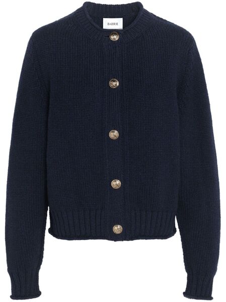  Barrie Chunky Cashmere Cardigan - Blue 