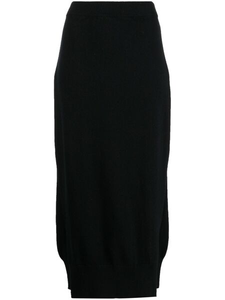 Barrie High-waisted Knit Skirt - Black 